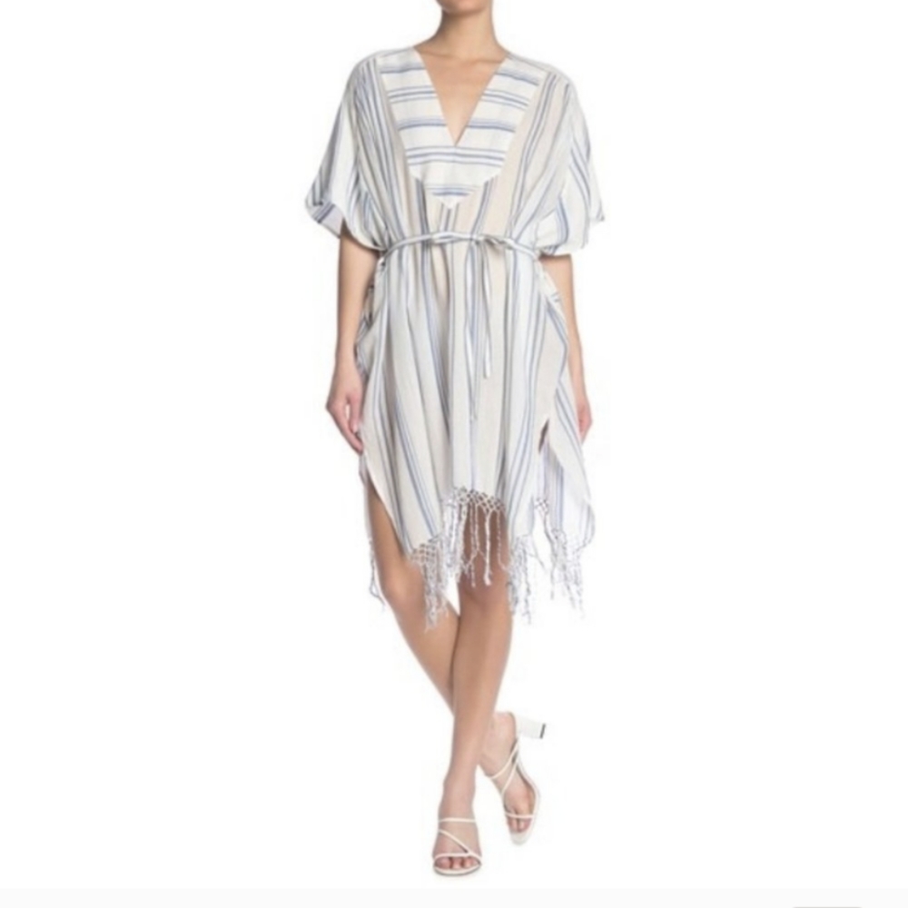 Frame Fringed Hem Caftan